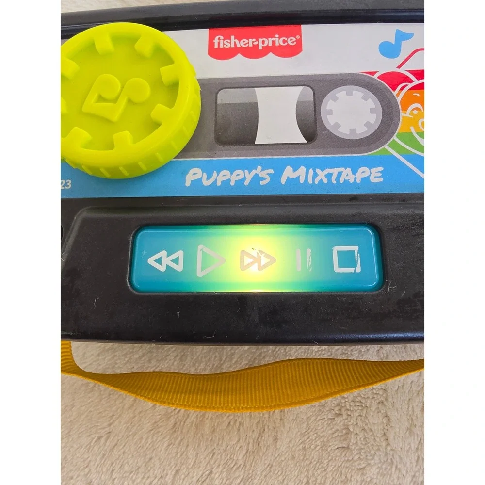 Fisher-Price Laugh & Learn Puppy's Mixtape Musical Learning Toy GTJ66 Black